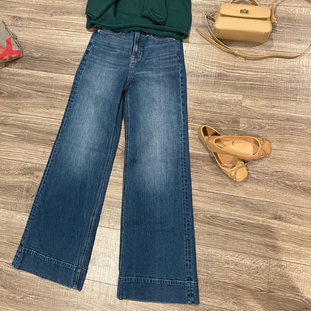 J. Crew Dark Blue Flare Jeans